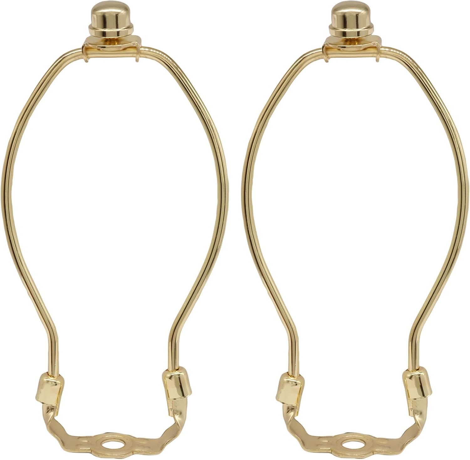 7 Inch Lamp Shade Harp Holder, 2 Pcs, Gold