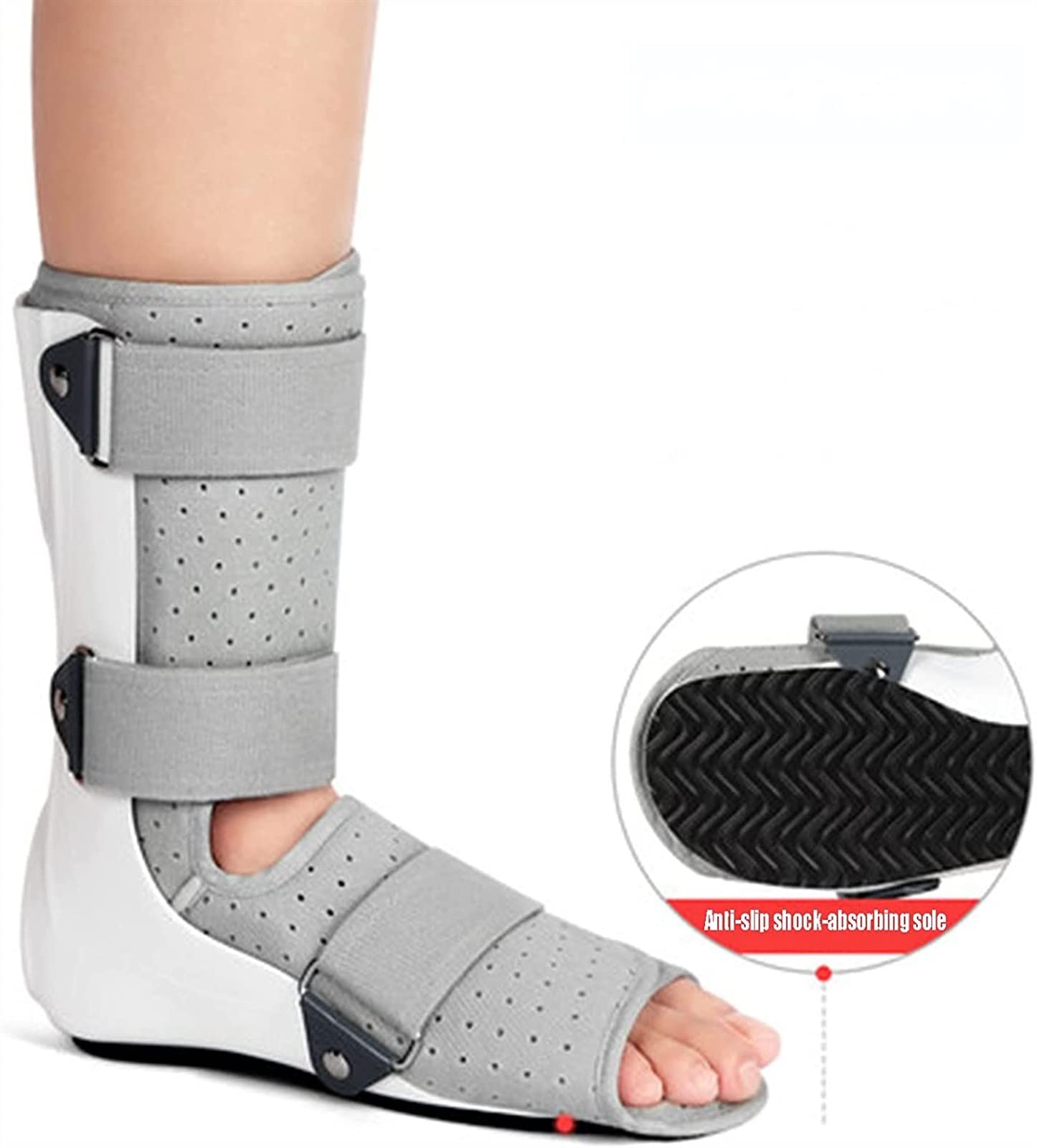 Soporte para la Periostitis Tibial, pie caído, Soporte ortopédico, Soporte para fijación de la articulación del Tobillo y Protector de esguince de Tobillo para espolón calcáneo,