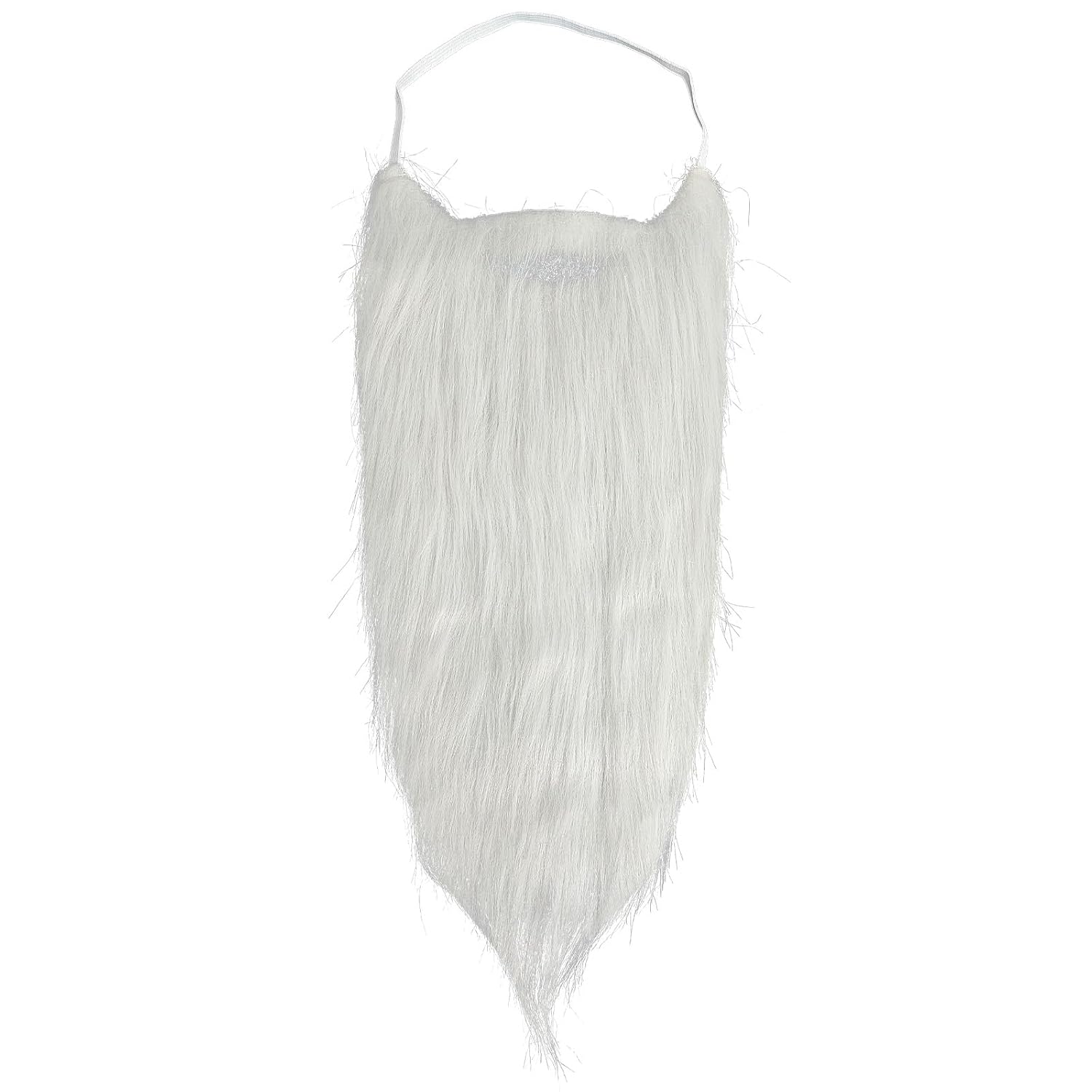 GYGYL Long White Beard, White Beard Costume, Wizard Beard for Halloween Party Cosplay