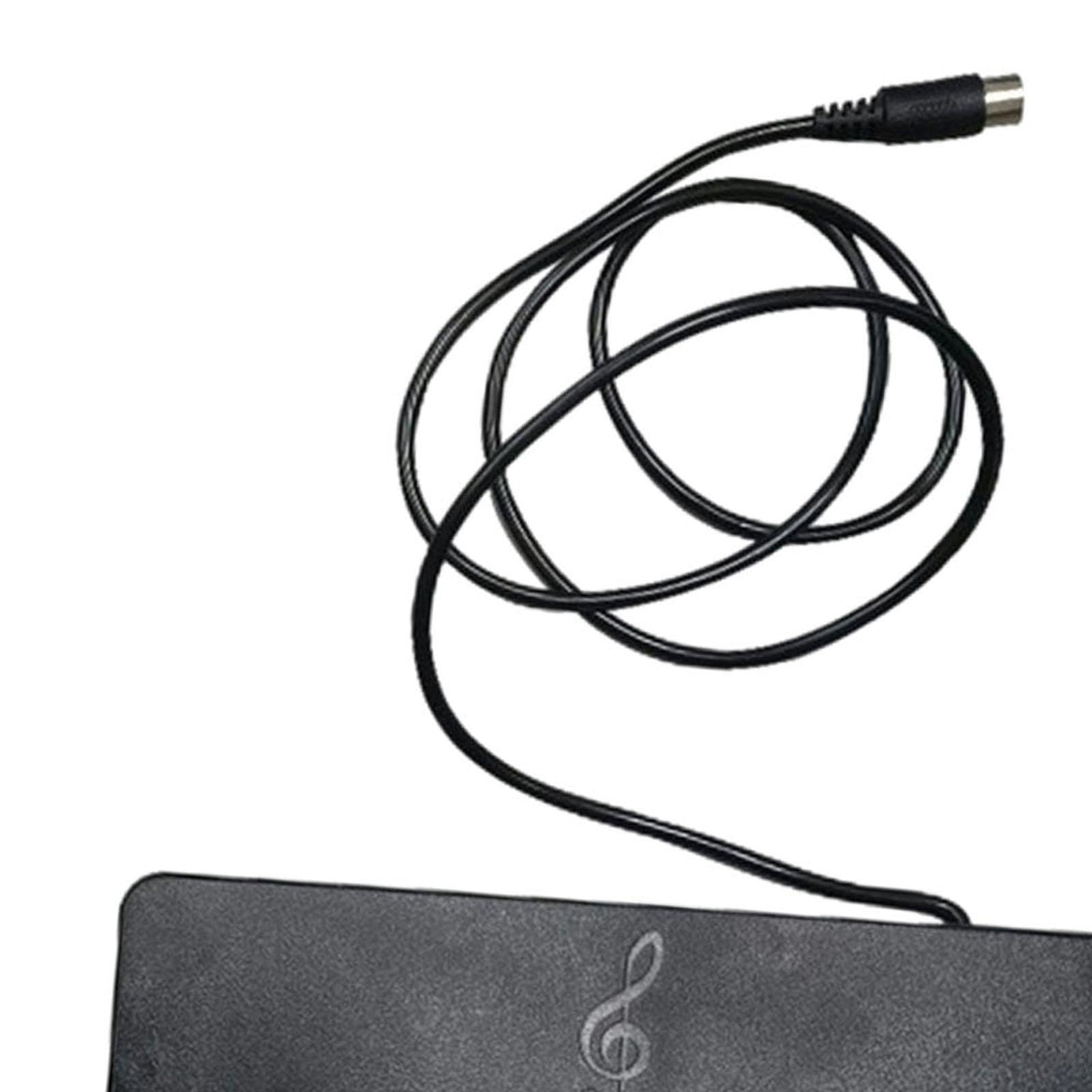 3 Pedaleinheit für Digitalpianos & Keyboards - Universal 5-Pin Round Interface Fußschalter