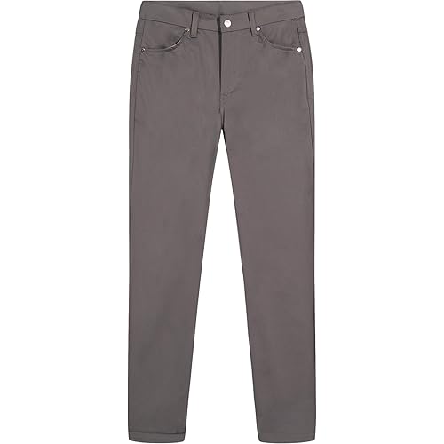 IZOD Boys' School Uniform Twill Pants, Flat Front & Comfortable Waistband with 5 Pockets