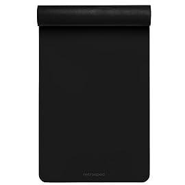 Retrospec Laguna Non-Slip Yoga Mat - 5mm Thick with Moisture-Wicking Surface - PVC-Free Fitness Mat for Hot Yoga, Pilates & Floor Workouts (72in x 24in)