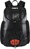 Vista 2 de Point 3 Road Trip 2.0 Mochila de baloncesto con cierre de cordón Compartimento de malla ventilada para zapatos