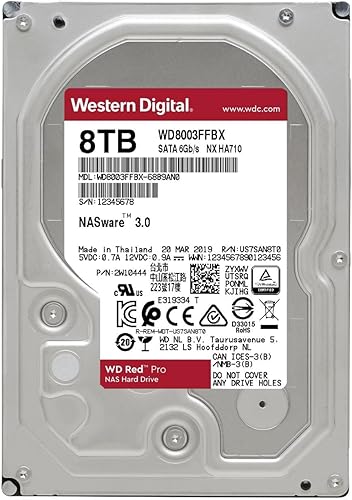 Miniatura 2 de Western Digital 8TB WD Red Pro NAS Disco duro interno