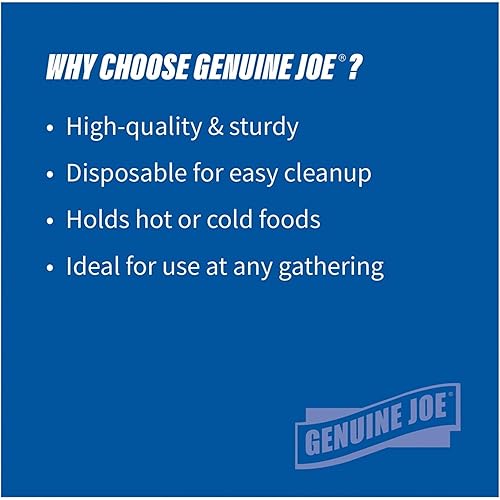 Miniatura 2 de Genuine Joe Cuencos de plástico reutilizables