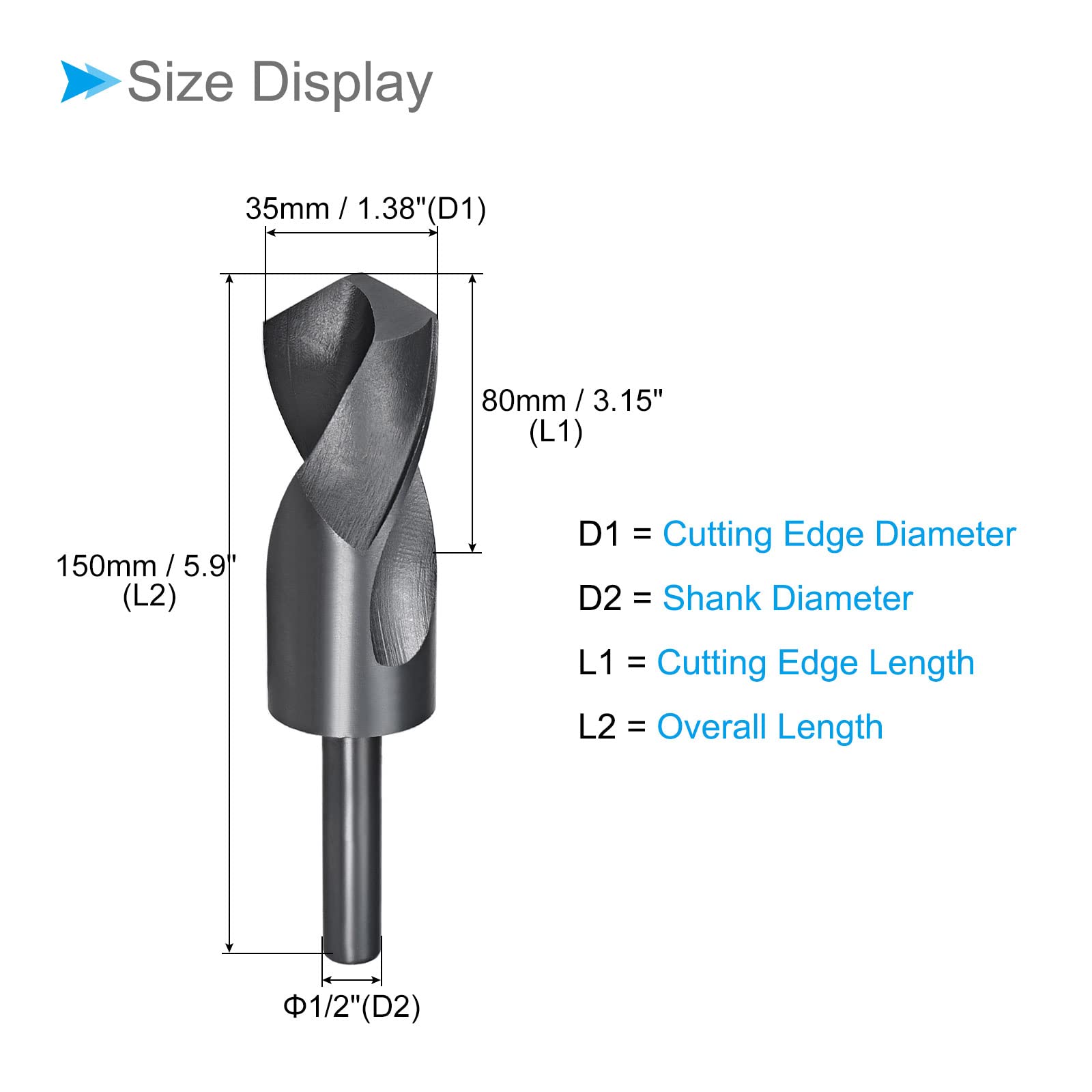R4543.4 Dormer DIN6537L Force X VHM Spiraalboor 3,4mm TiAlN gecoat, split point 5xD met cilindrische schacht | GD34726 R4543.4 Dormer DIN6537L Force X VHM Spiraalboor 3,4mm TiAlN gecoat, split point 5xD met cilindrische schacht | GD34726