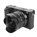 7artisans 7.5mm f2.8 Mark II APS-C Fisheye Wide Angle Manual Fixed Lens for Sony E Mirrorless Camera A6300 A6400 A6500 NEX-3 NEX-3N NEX-5T NEX-5R A7 A7II A7RIII - Steel Color gallery image