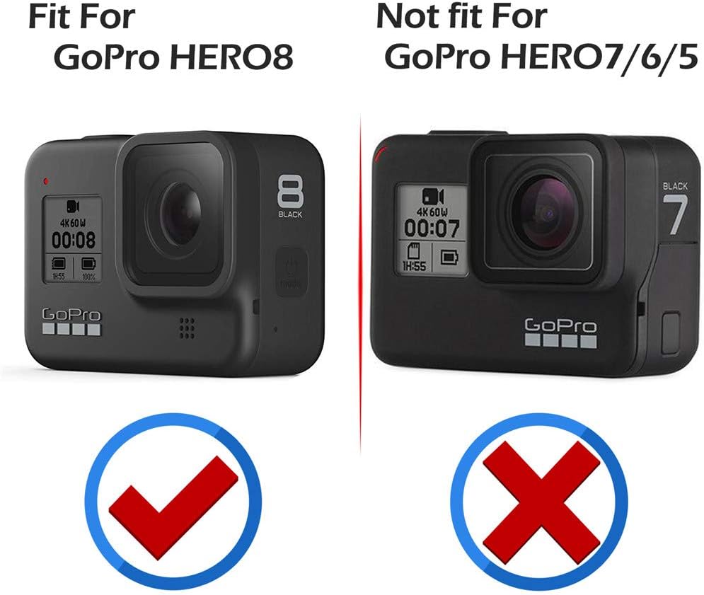 Buy Suoman 6pcs For Gopro Hero 8 Black Screen Protector 4pcs 9h Hardness Tempered Glass Screen Protectors 2pcs Hd Display Protective Films Lens Protector For Gopro Hero 8 Black Accessories Online