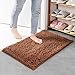 Produktbild U/A Badezimmer Teppich Anti-Rutsch-Badteppich Außen Duscheck Teppiche und Matten Chenille Bad Bodenmatte WC Fußmatte Kaffee DAGUAI