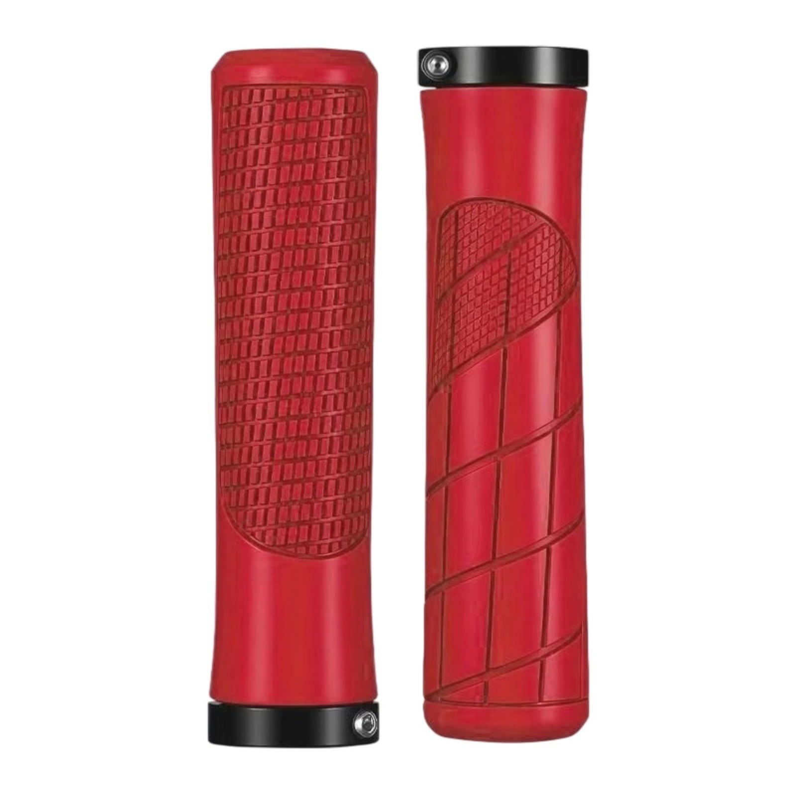 QIAOLIDA 1Pair Rubber Bicycles Handlebar Grips Soft Shock Absorption Handle Rod Cover Waterproof Mountain Bike Grips Enduring