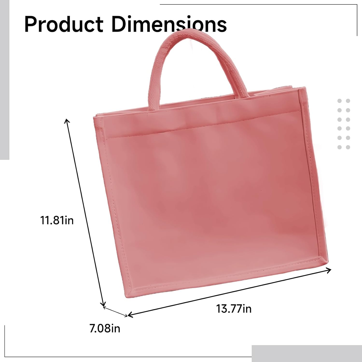 Versatile Canvas Art Portfolio Bag, Large Handbag For Students And Artists, Embroidery, Colorful Options (Black, White, Light, Pink), Organizer