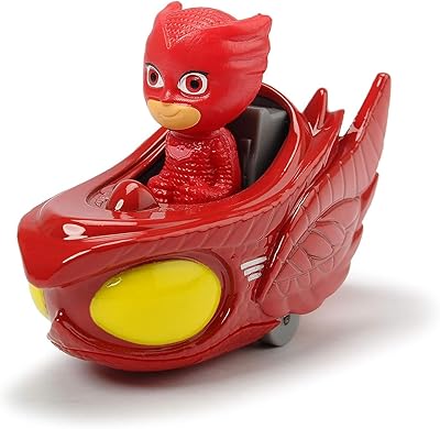 Dickie Toys – Veicolo di Gufetta dei Super Pigiamini, in metallo, ruota libera, 7 cm, a partire dai 3 anni, confezione singola