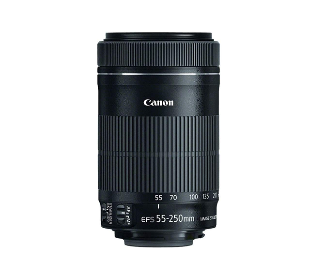 Canon Obiettivo EF-S 55-250 mm f/4-5.6 IS II Zoom con Stabilizzazione d'Immagine Ottico 4.5:1 Telephoto per Canon EF-S 2 ANNI DI GARANZIA