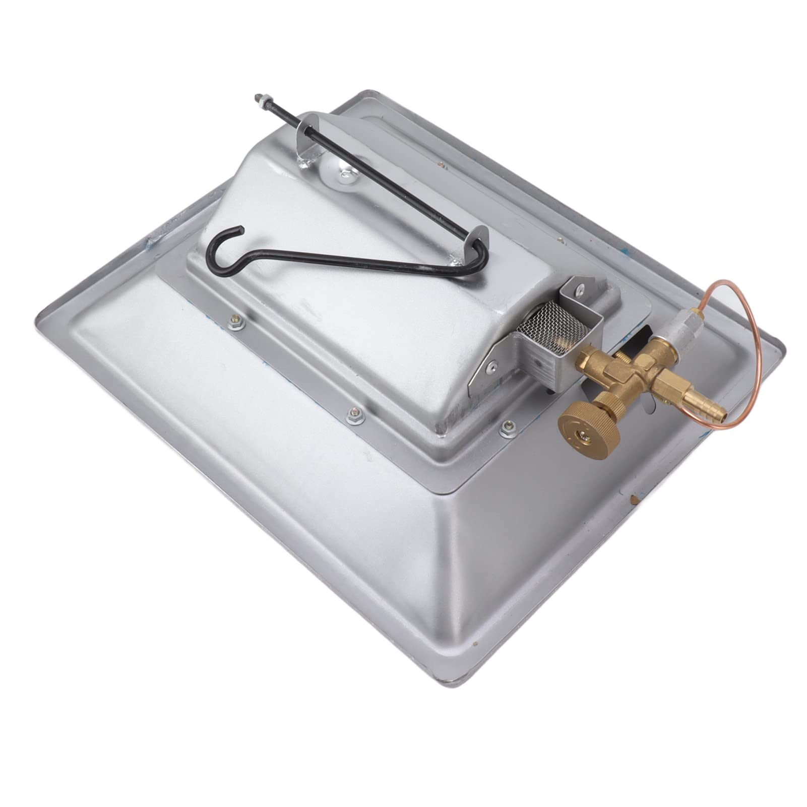 Calentador de Criadora de Gas para Pollos, Equipo de Incubación con Calefacción para Gallinero, Acero Aluminizado Multifuncional Infrarrojo para Aves de Corral