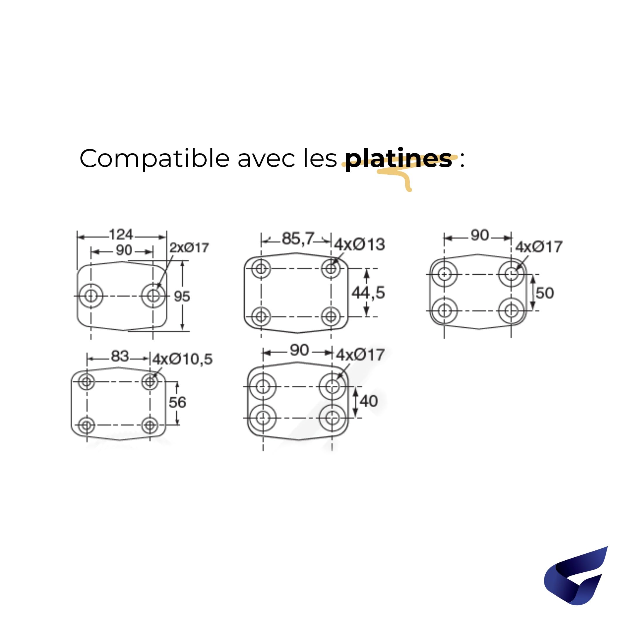 Marchepied arrière 1200 mm en Acier INOX perforé, pour véhicule avec attelage