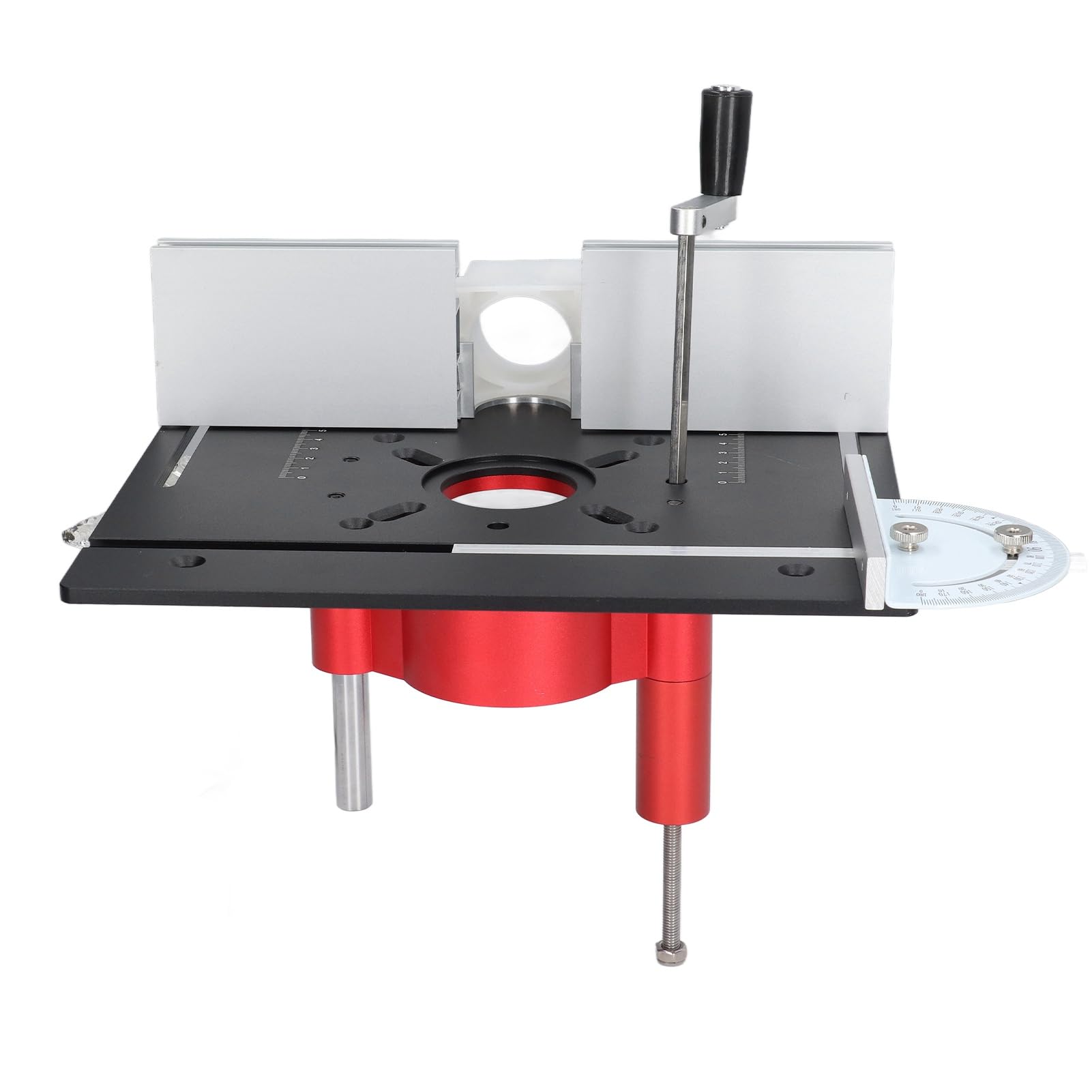 Placa de inserción de Mesa de enrutador de Aluminio, guía y Soporte para máquina de Sierra de Mesa para carpintería (tamaño: 1 Juego C)