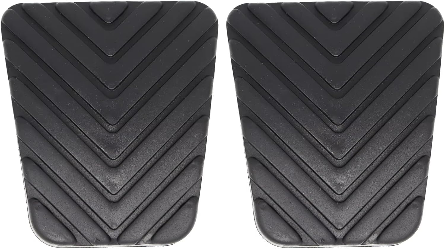 Car Pedal Pad Replacement for Hyundai for Accent for Verna for Super for Pony for Brio 2005-2010 Rubber Brake Clutch Foot Pedal Pad Cover Replacement(1Pc)(2Pc)