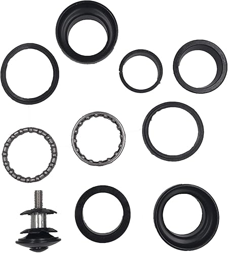 Miniatura 2 de CDHPOWER 10pcs 1" Threadless Bicicletas Auriculares Combo - Gas Motorizado Bicicleta (Negro)