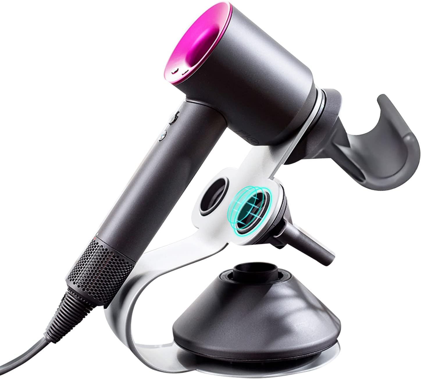Hair Dryer Holder on Desk Compatible for Dyson Supersonic