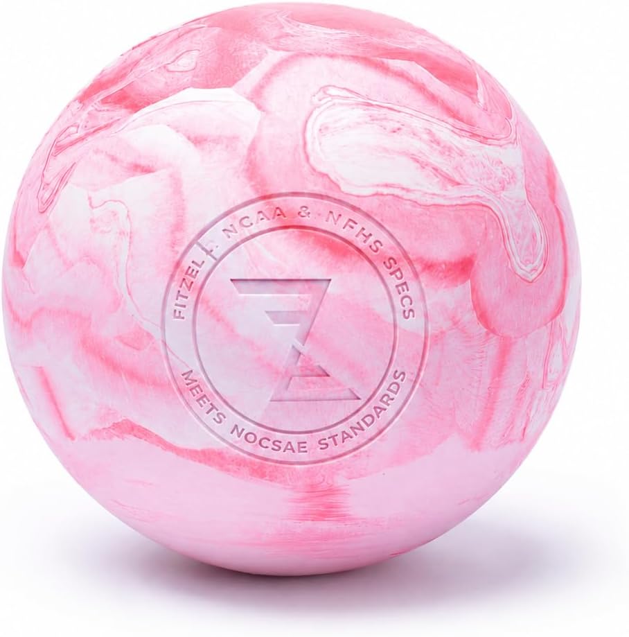 FITZELAR Massage Lacrosse Balls for Myofascial Release, Quality Certification, Massage Deep Tissue for Back and Shoulder, Trigger Point Therapy, Muscle Knots, Relieving Muscle Pain (Pink.)