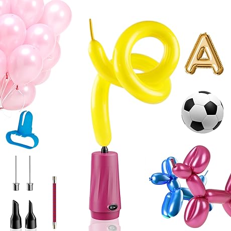 LIBERRWAY Electric Balloon Pump - Effortlessly Inflate Foil Balloons