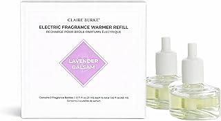 Claire Burke Wall Plug In Air Freshener Refill - Lavander Balsam Scent - 2 Refills (1 Pack) – Essential Oil Wall Plug In Scent Diffuser Refill for Office, Home, Room Fragrance & Bathroom Air Freshener
