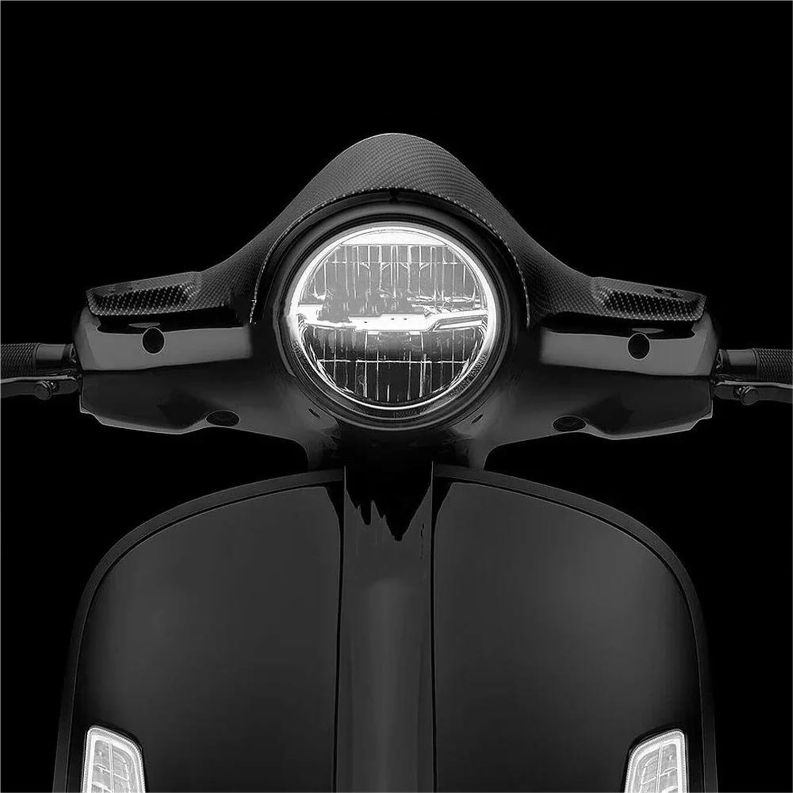 Parabrezza Per Moto Per Vespa GTS 300 Super (gts300) 2023 2024 Parabrezza Anteriore Sportivo Da Viaggio E Deflettori Vento Parabrezza Moto(Nero opaco)