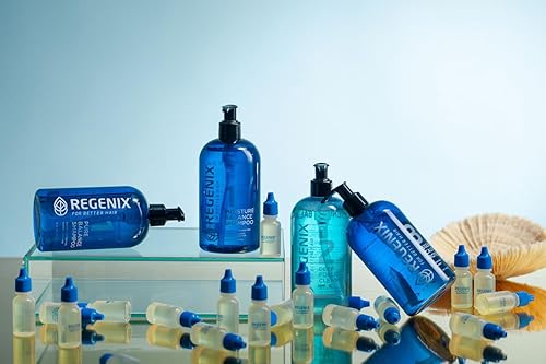 Miniatura 2 de Regenix Kit de inicio para adelgazamiento del cabello y cuero cabelludo seco  Champú de equilibrio de humedad, limpiador de folículos profundos,