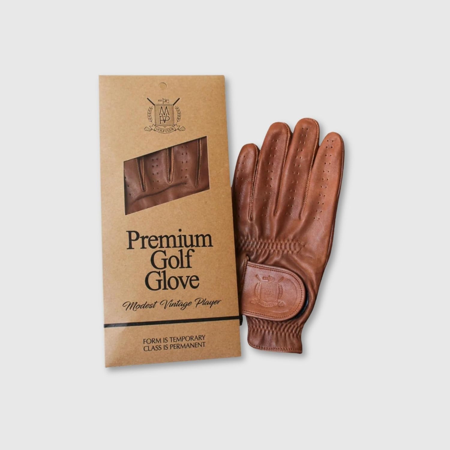 PRO Heritage Brown Cabretta Leather Golf Glove - (2-Pack)