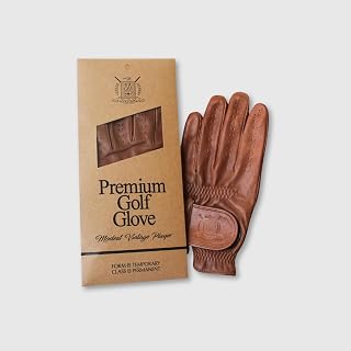 PRO Heritage Brown Cabretta Leather Golf Glove - (2-Pack)