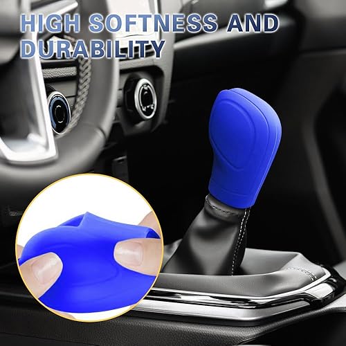 Miniatura 4 de Funda para palanca de cambios de automóvil, cubierta antideslizante para palanca de cambios de automóvil, accesorios interiores de automóviles,