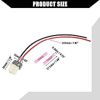 Vista 7 de Conector de Enchufe de Motor Soplador Arnés de Cables 8" Kit Coleta con Conectores Termorretráctiles para Kia Forte 2013-2018/8 Pulgadas Kit