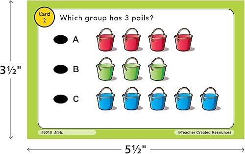 Miniatura 4 de Teacher Created Resources Tarjetas de aprendizaje Power Pen Matemáticas (Gr. 3), 5.5", x 3.5", Multicolor