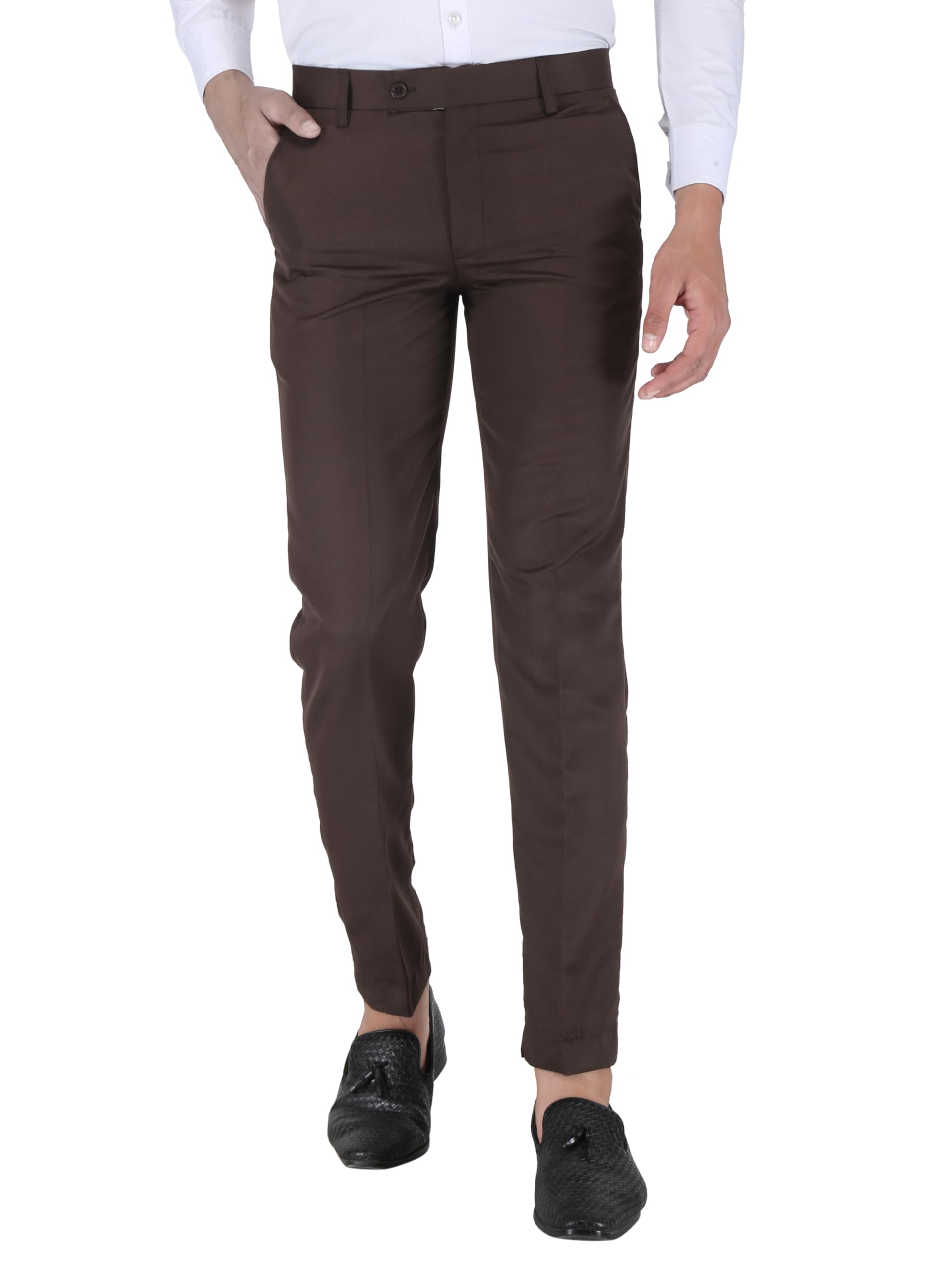 shubhlabh Formal Pants for Men Office Wear - Premium Regular Fit Formal Trouser for Men, Boys, Gents Bottom Formal wear for Office Meeting, Party, Gathering, Wedding-picture-11