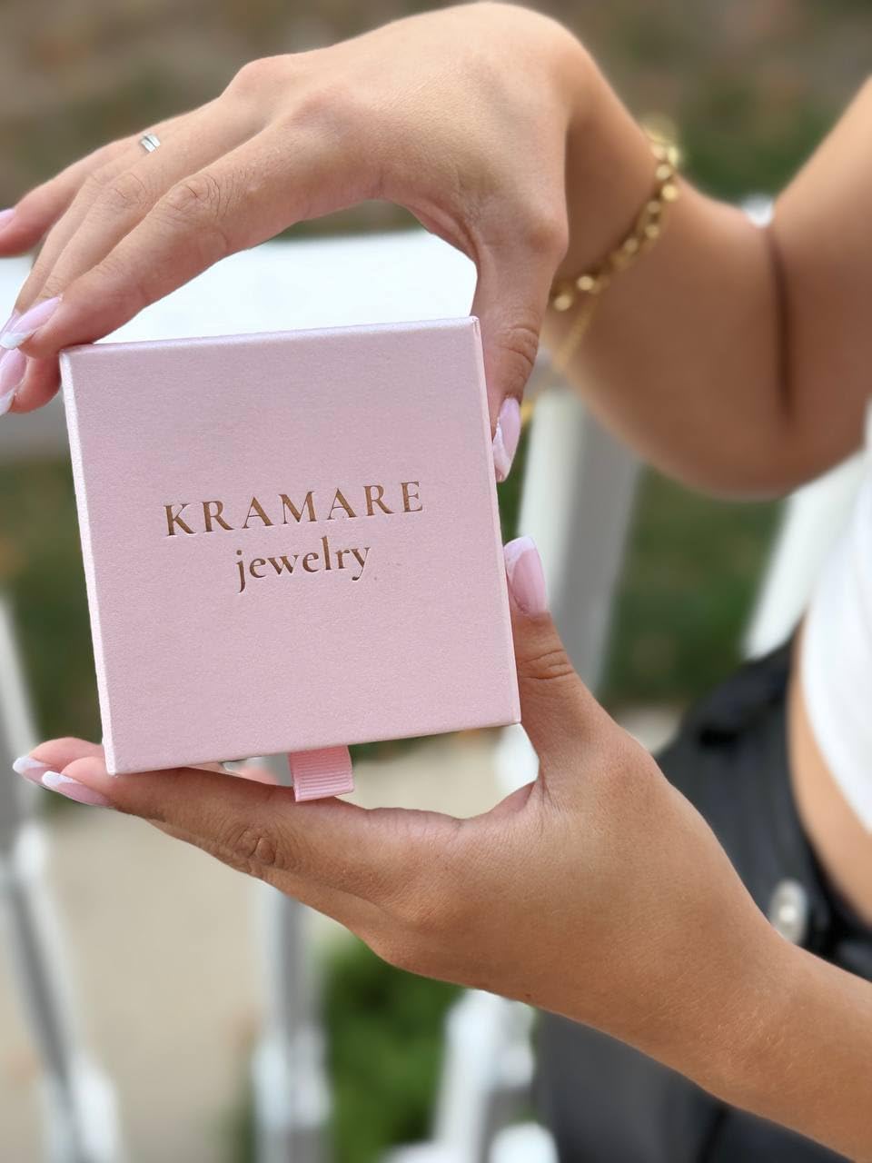 Gold Heart Charm Bracelet for Women – 18K Gold Plated Stainless Steel, Adjustable Dainty Chain with Pearl, Crystal or Matte Heart – Minimalist Jewelry for Her – Elegant Christmas Gift - Image 6