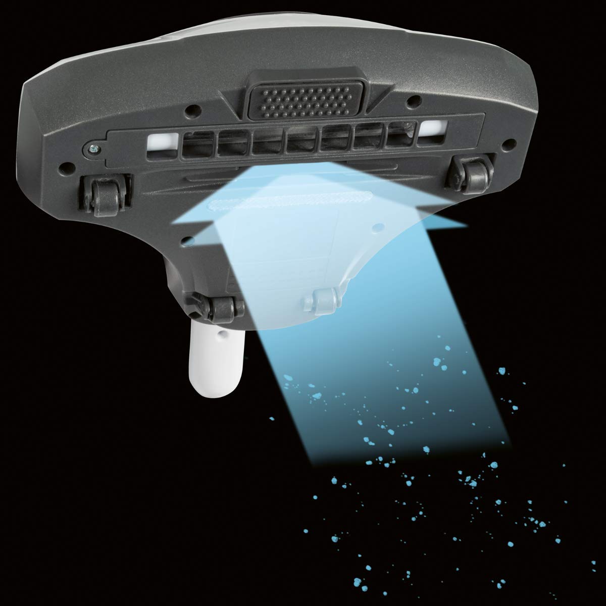 ProfiCare PC-MS 3079 3079-Aspirador antiácaros para Limpiar Las Superficies de los ácaros y el Polvo, función de vibración, lámpara UV de desgerminación, Color Blanco