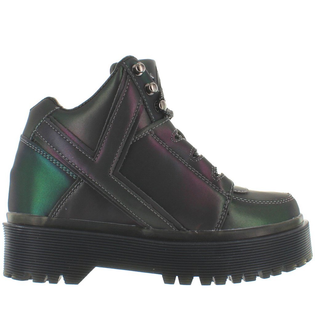 Qozmo SLAYR' Military Boots in Reflective