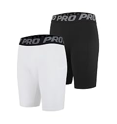 DANI CHINS Mens Athletic Compression Shorts Sports Running Workout Gym Underwear Boxer Shorts with Pockets