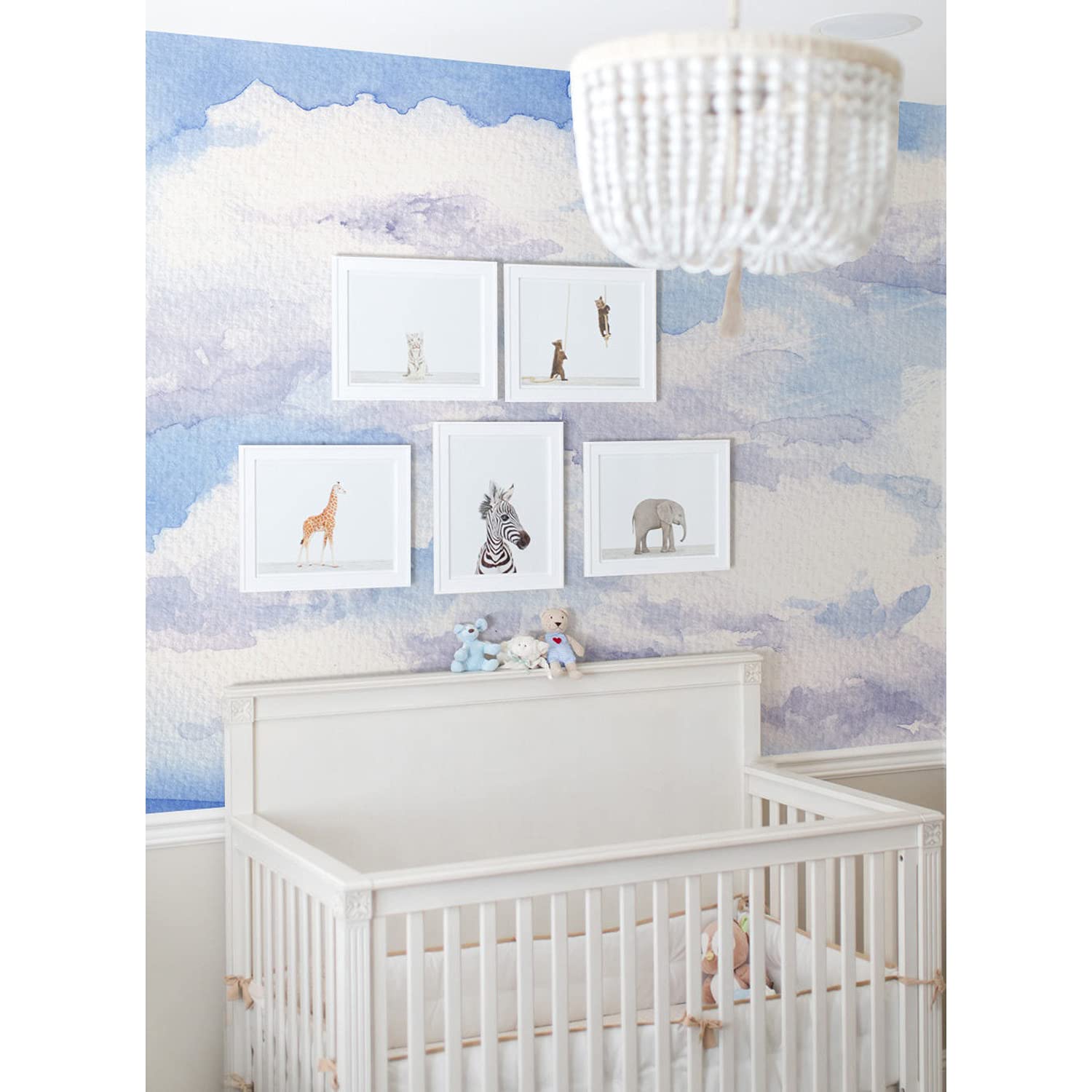 Papier peint ciel nuages pour relooker meuble et mur abime