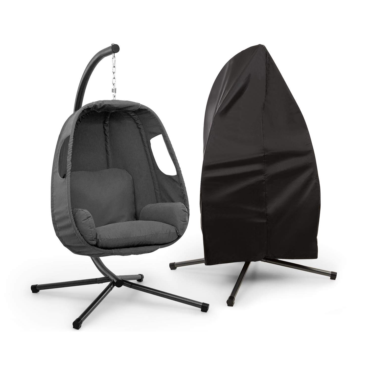 Copertura Per Poltrona Sospesa Bella Donna - Impermeabile, Poliestere, Nero, Compatibile Blumfeldt - Foto 8