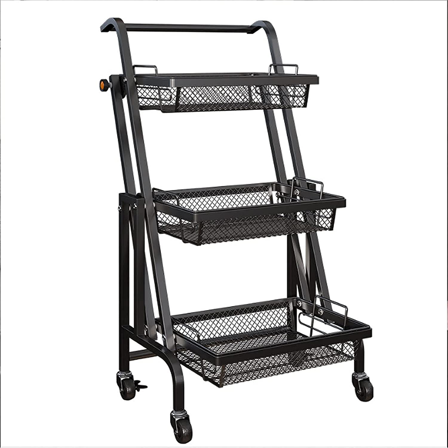 Supports de sol rotatifs en cuisine pour organiser fruits et légumes frais