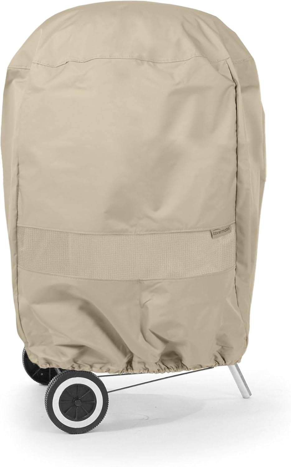 Covermates Charcoal Kettle Grill Cover - Weather Resistant Outdoor Cover, Extra Large Water-Resistant Covers for Outside Smoker, Elite 300D Polyester, 29 Diameter x 34H, Khaki