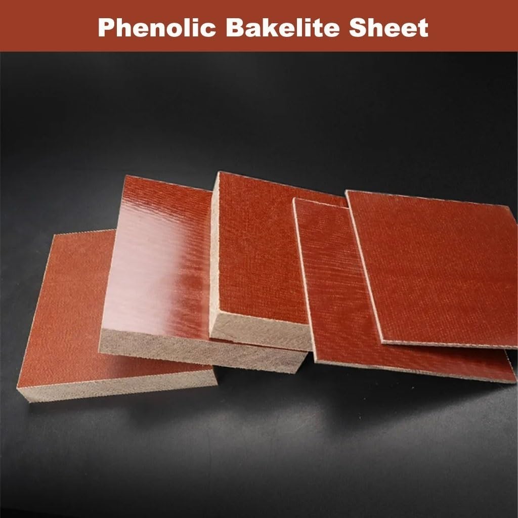 Phenolharzplatte, Elektroplatte aus Bakelit-Phenolharz, 100 x 100 mm, 2–15 mm dick(3x100x100mm)