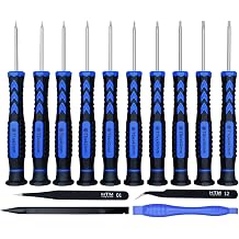 HengTianMei 14'  1 arada Torx Tornavida Seti, T1 T2 T3 T4 T5 T6 T7 T8 T9 T10 G venlik Torx Ucu ve ESD C mb zlar , Manyetik Tornavidalar Xbox, PS4, Macbook, Bilgisayar i in Hassas Onar m Kiti