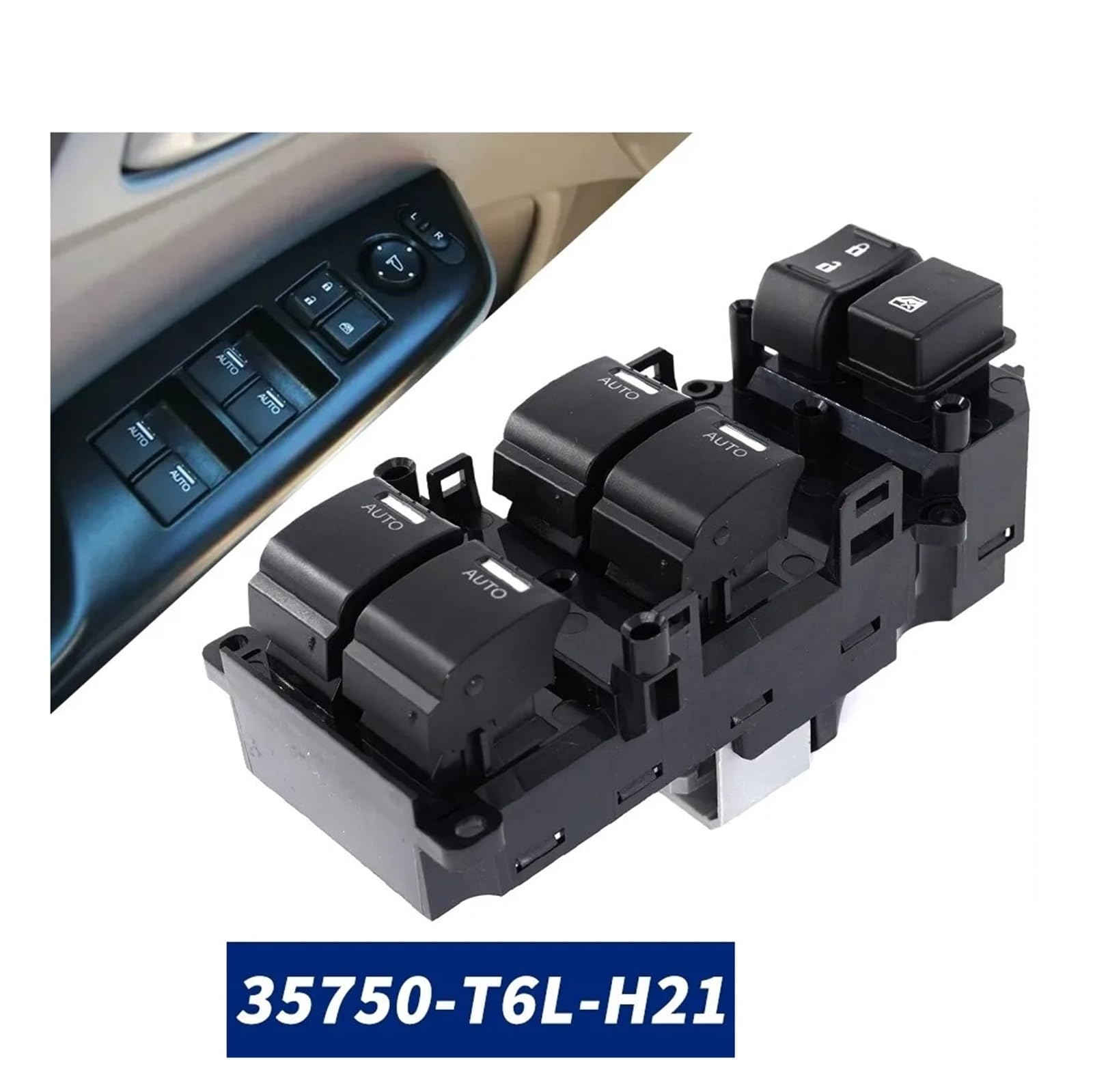 Tapa del Espejo retrovisor del Coche Para Spirior HRV 2015-2018 37 Pines Interruptor De Control Elevalunas Eléctrico Automático Bloqueo Puerta Accesorios Para Coche
