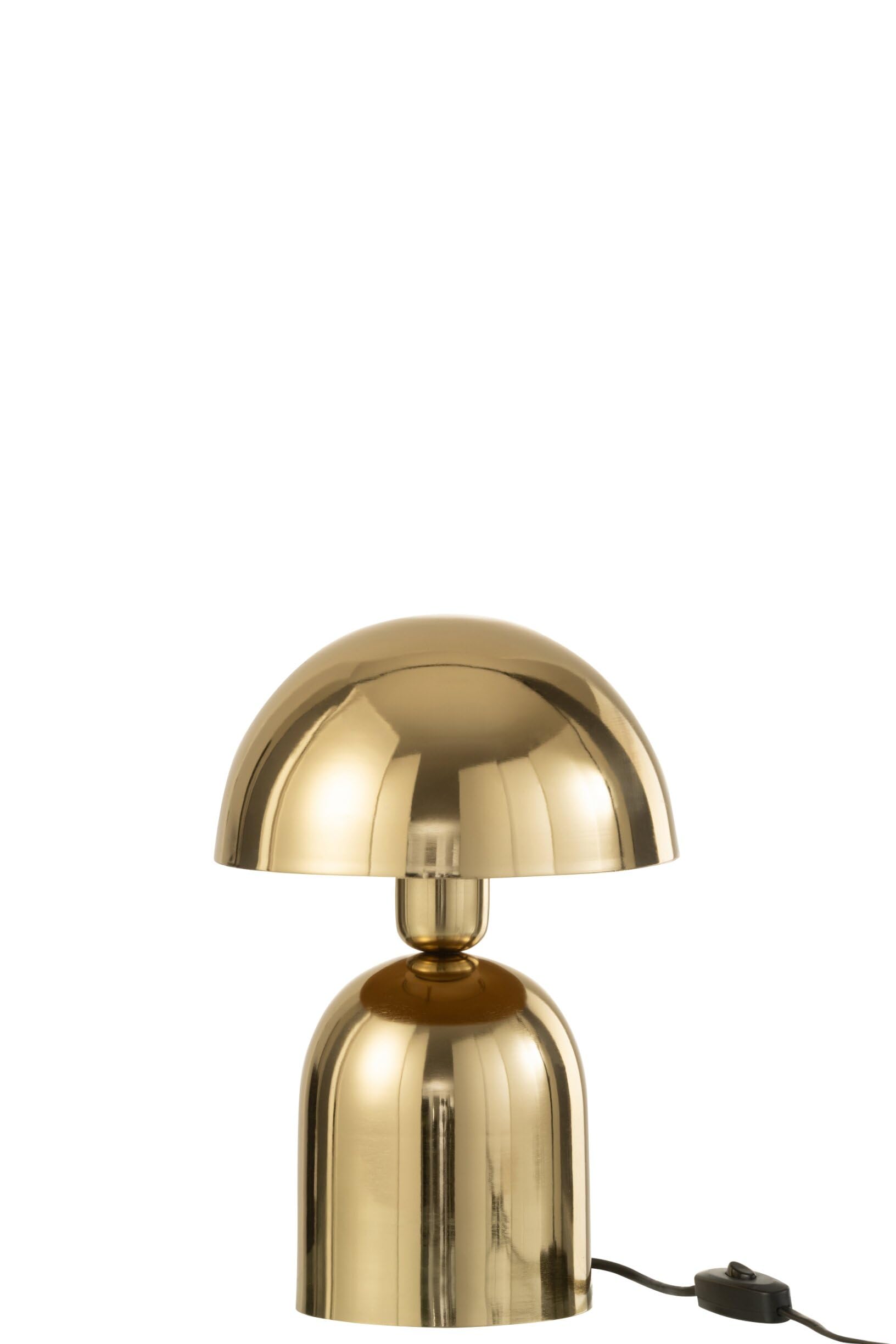 J-Line LAMPE PILZ METALL GLÄNZEND GOLD