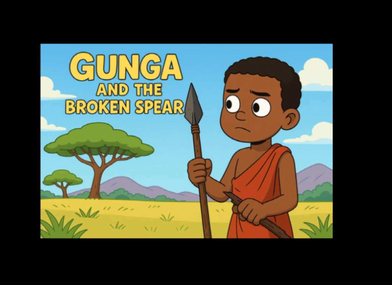 Gunga and the broken spear (Gunga Aboriginal Dreamtime Stories)