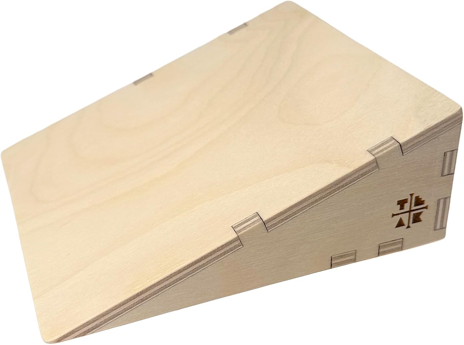 Teak Tuning x Session Wooden Fingerboard Ramp Kicker - 6 x 5.75 x 1.25 inches, Fingerboard Obstacle with Smooth Surface, Handmade in Rochester NY