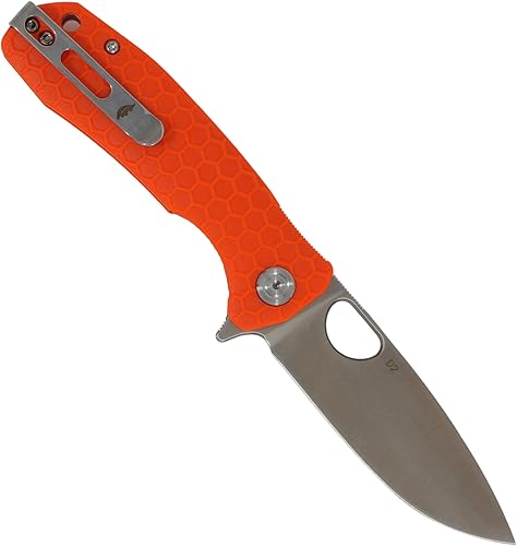Miniatura 2 de Honey Badger - Cuchillo de bolsillo de punto caído, cuchillo táctico de bolsillo plegable de 3.19 pulgadas para mujeres y hombres, cuchillo de