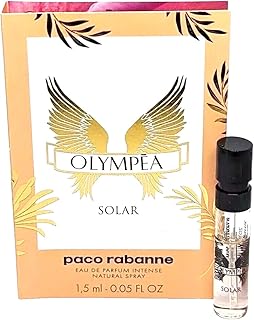 Paco Rabanne OLYMPEA SOLAR Eau de Parfum Intense Spray Muestra Vial Sampler 0.05oz/0.1 fl oz